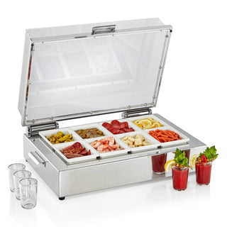 Bon Chef 22050 Stainless Steel Cold Chafer, 8 qt. - Default Title