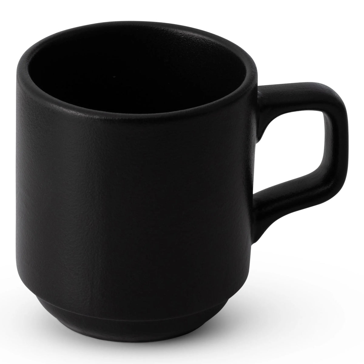Bon Chef Tavola Midnight Porcelain Mug, Black - 10 oz.