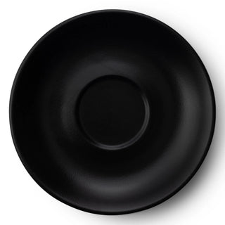 Bon Chef 2700054P Tavola Midnight Porcelain Coffee Saucer, 6" Diameter, Black, 48/Case - Default Title