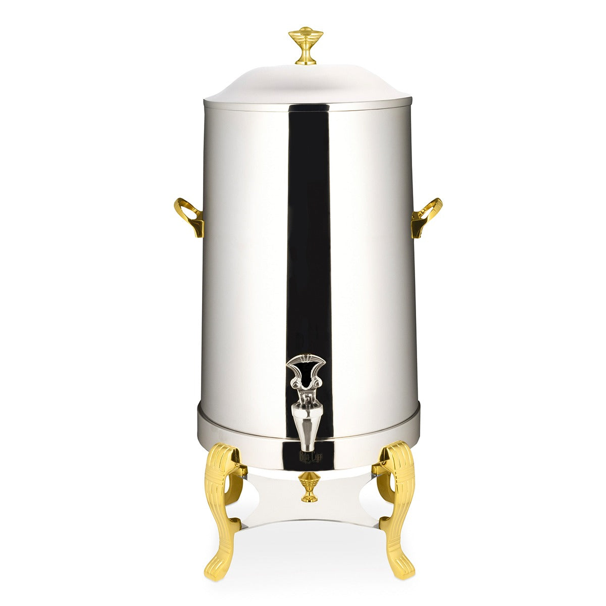 Bon Chef Aurora Stainless Steel Coffee Chafer Urn, Silver - 1.5 gal.