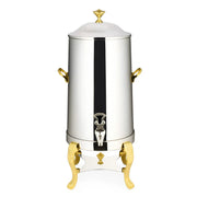 Bon Chef Aurora Stainless Steel Coffee Chafer Urn, Silver - 3 gal.