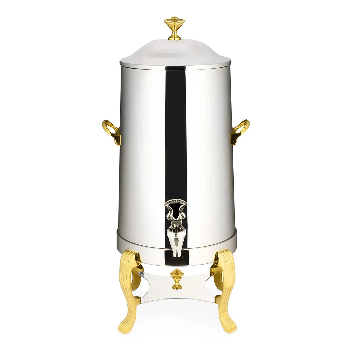 Bon Chef Aurora Stainless Steel Coffee Chafer Urn, Silver - 3 gal.