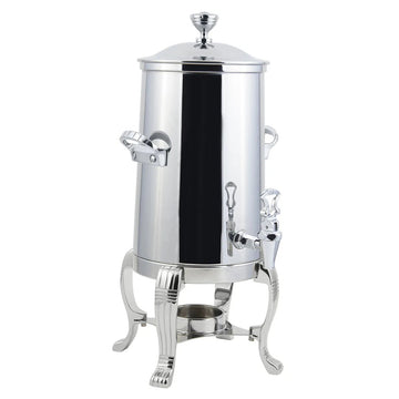 Bon Chef Aurora Stainless Steel Coffee Chafer Urn, Silver - 2 gal.