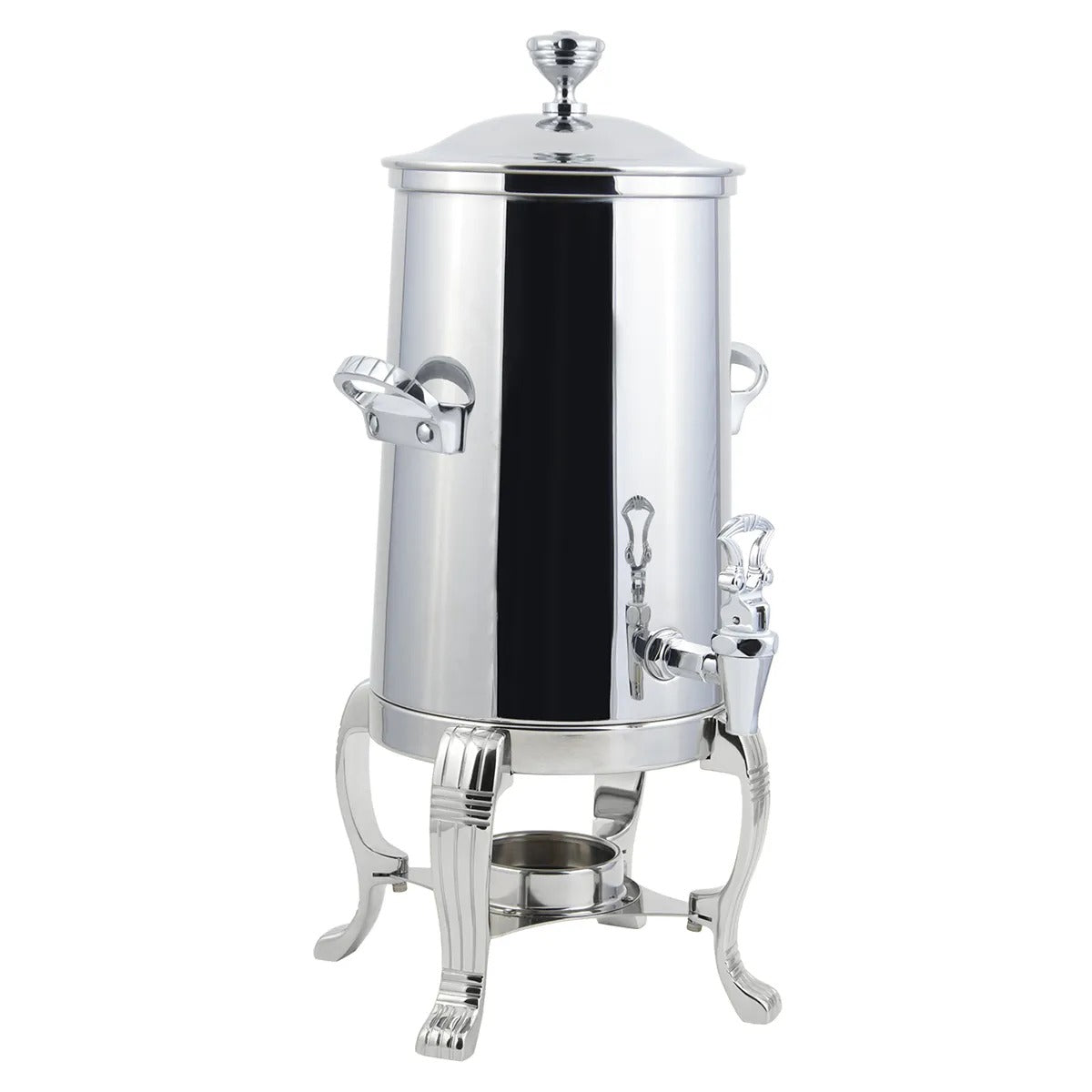 Bon Chef Aurora Stainless Steel Coffee Chafer Urn, Silver - 3.5 gal.