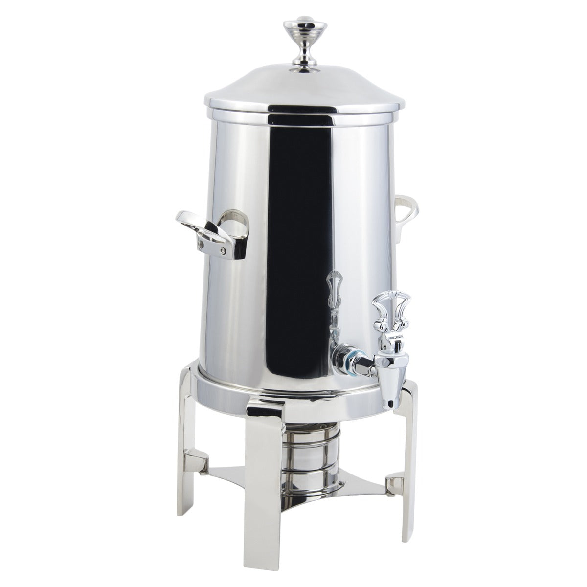 Bon Chef Contemporary Stainless Steel Coffee Chafer Urn, Silver - 3.5 gal.