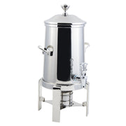 Bon Chef Contemporary Stainless Steel Coffee Chafer Urn, Silver - 5.5 gal.