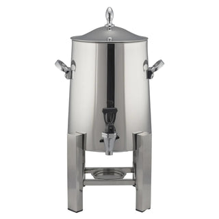 Bon Chef Powerline Stainless Steel Coffee Chafer Urn, 12" Wide, Silver - 3 gal.