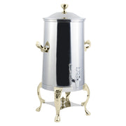 Bon Chef 47103 Renaissance Stainless Steel Coffee Chafer Urn, 3.5 gal., Silver - Chrome Accent