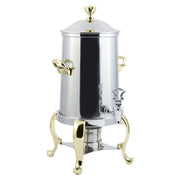 Bon Chef 49103 Roman Stainless Steel Coffee Chafer Urn, 3.5 gal., Silver - Chrome