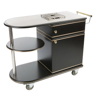 Bon Chef 50020 Flambe Trolley, 17 3/4" x 45 1/4", Black - Default Title