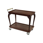 Bon Chef 50030 Wood Guerridon Trolley, 18 1/2" x 37 1/2", Brown - photo 2
