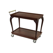 Bon Chef 50030 Wood Guerridon Trolley, 18 1/2" x 37 1/2", Brown - Default Title