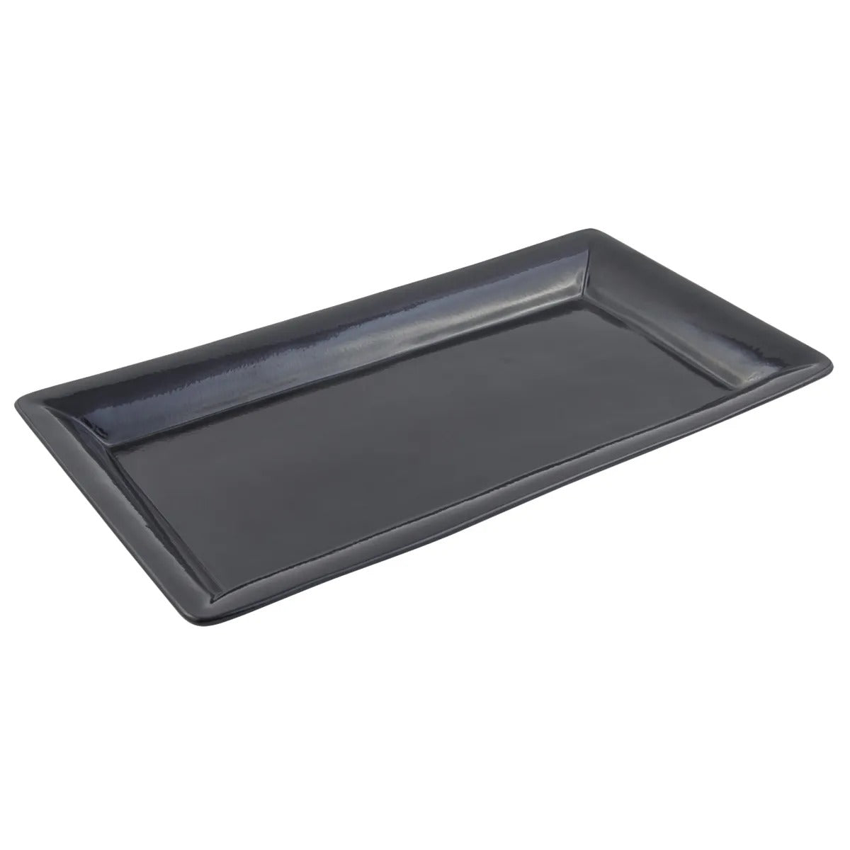 Bon Chef Cast Aluminum Food Display Pan, 13" x 21 1/2" - Black Sandstone Finish