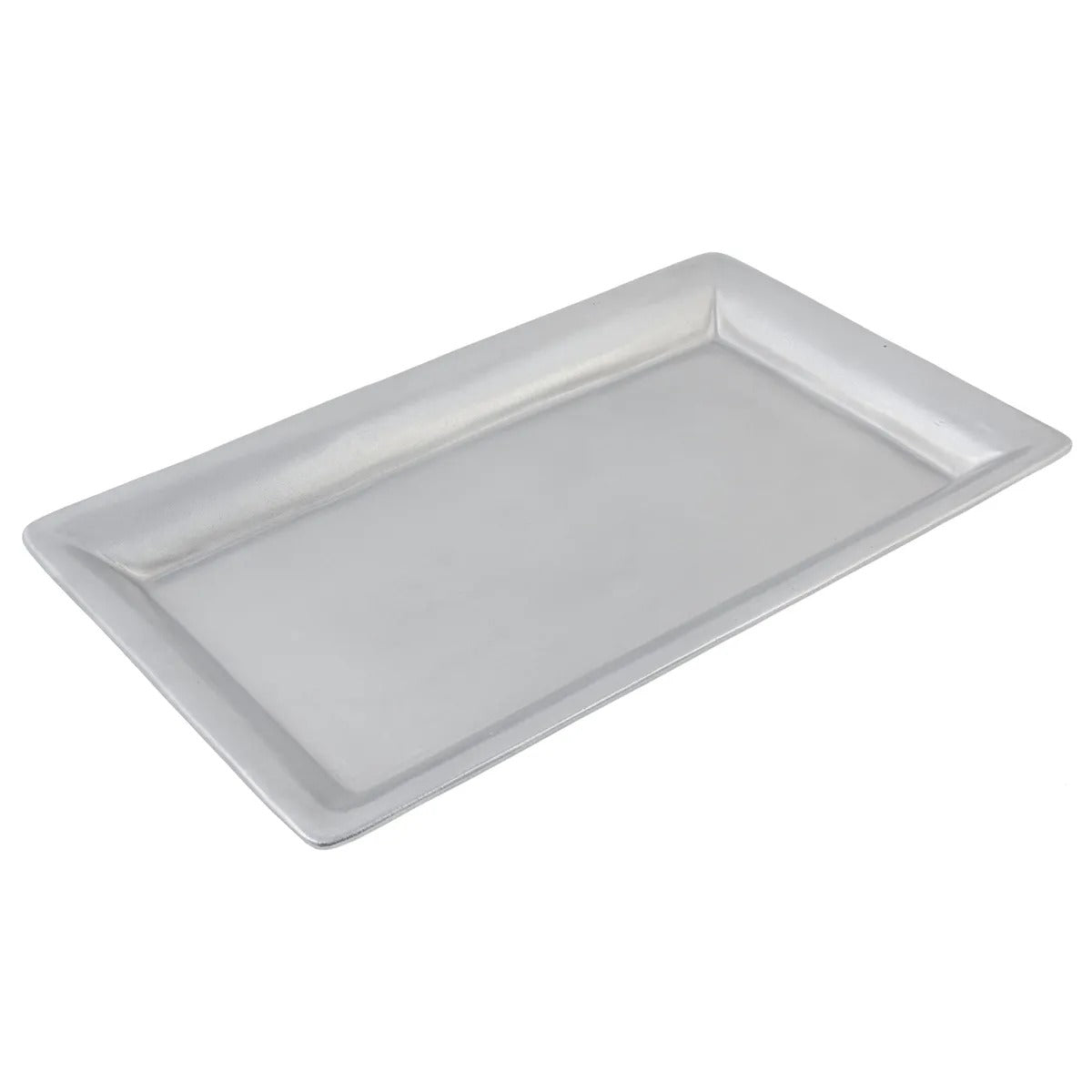 Bon Chef Cast Aluminum Food Display Pan, 13" x 21 1/2" - Pewter-Glo