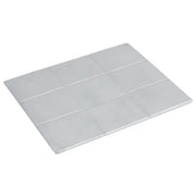 Bon Chef Aluminum Tile, Half Size - Silver