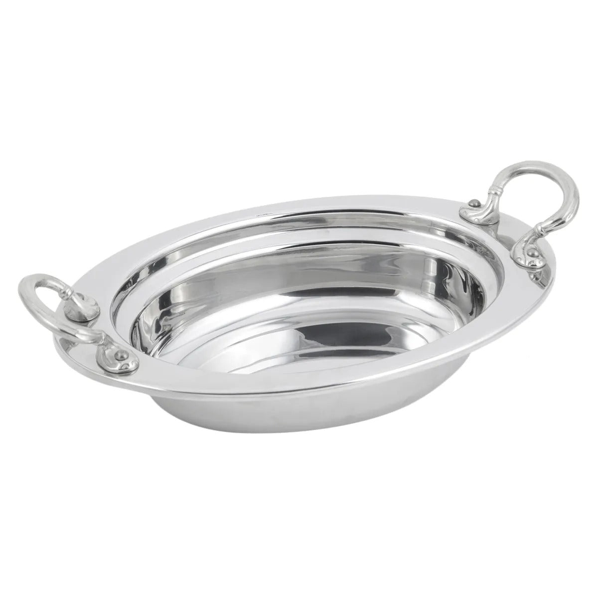 Bon Chef Stainless Steel Food Pan, Full Size, Silver - 2 qt.