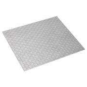 Bon Chef Stainless Steel Tile, Half Size, Silver - Circles