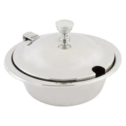 Bon Chef Hot Solutions Stainless Steel Chafing Dish, 1.625 qt., Silver - Chrome Accent
