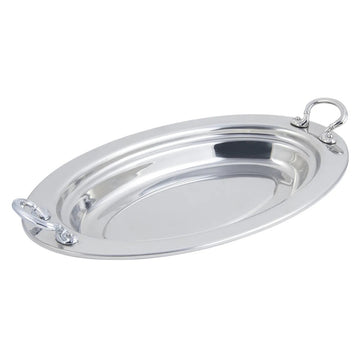 Bon Chef Stainless Steel Food Pan, 11 13/16" x 19", Silver - 2.5 qt.