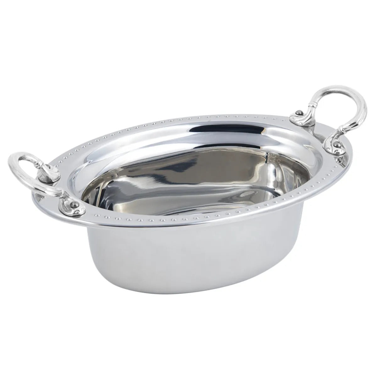 Bon Chef Stainless Steel Food Pan, Full Size, Silver - 3.75 qt.