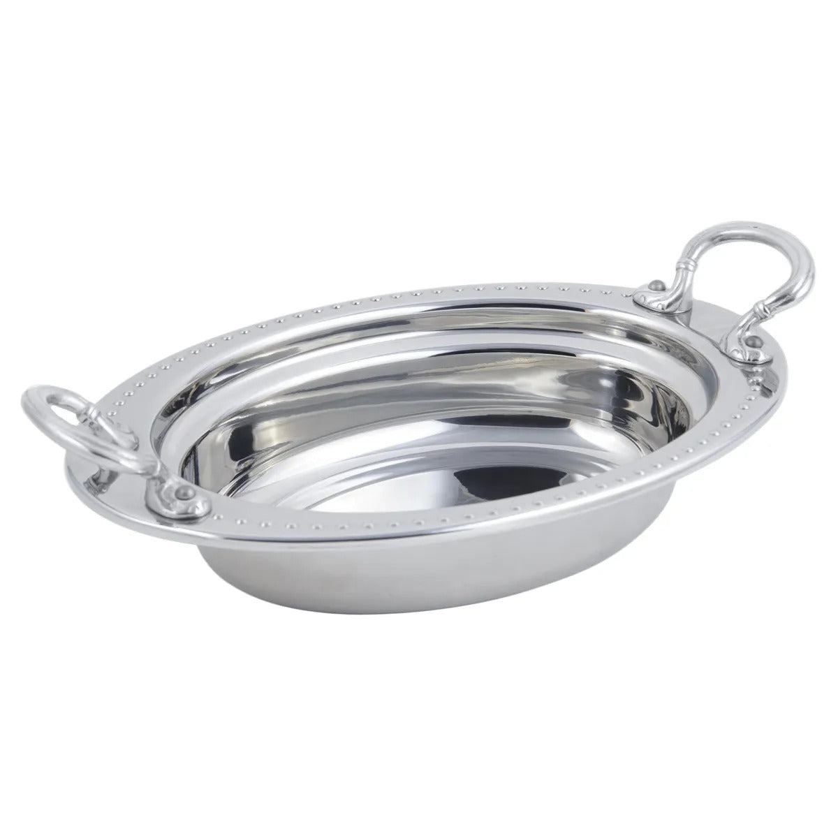 Bon Chef Stainless Steel Food Pan, Full Size, Silver - 2 qt.