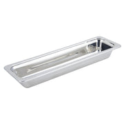 Bon Chef Stainless Steel Food Pan, 1/2 Size Long, Silver - 3 qt.