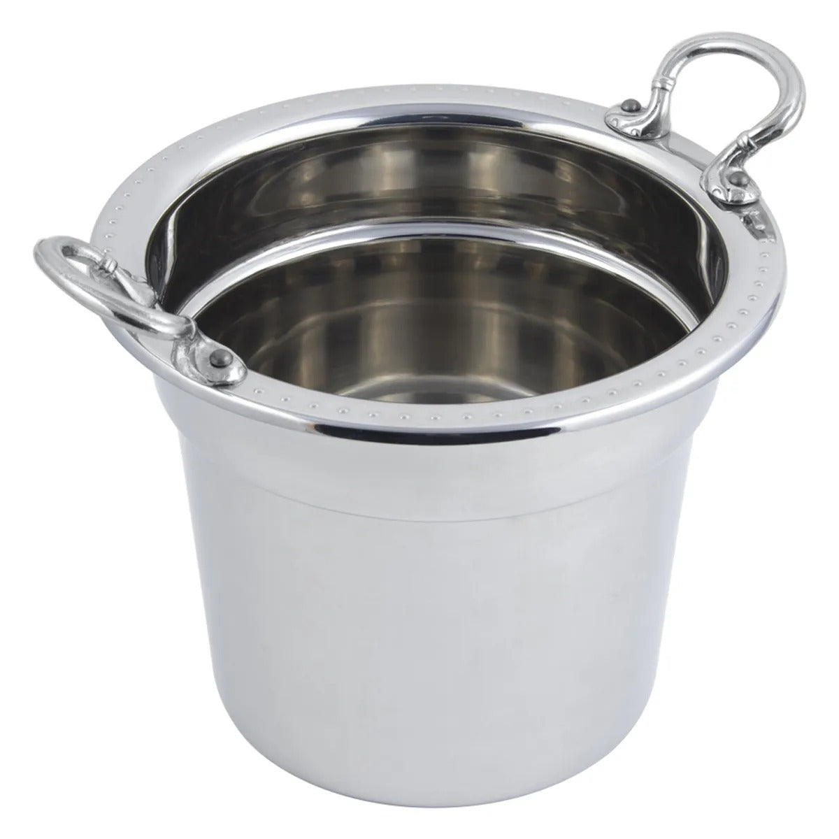 Bon Chef Stainless Steel Soup Tureen, 10 5/8" Diameter, Silver - 5311HR