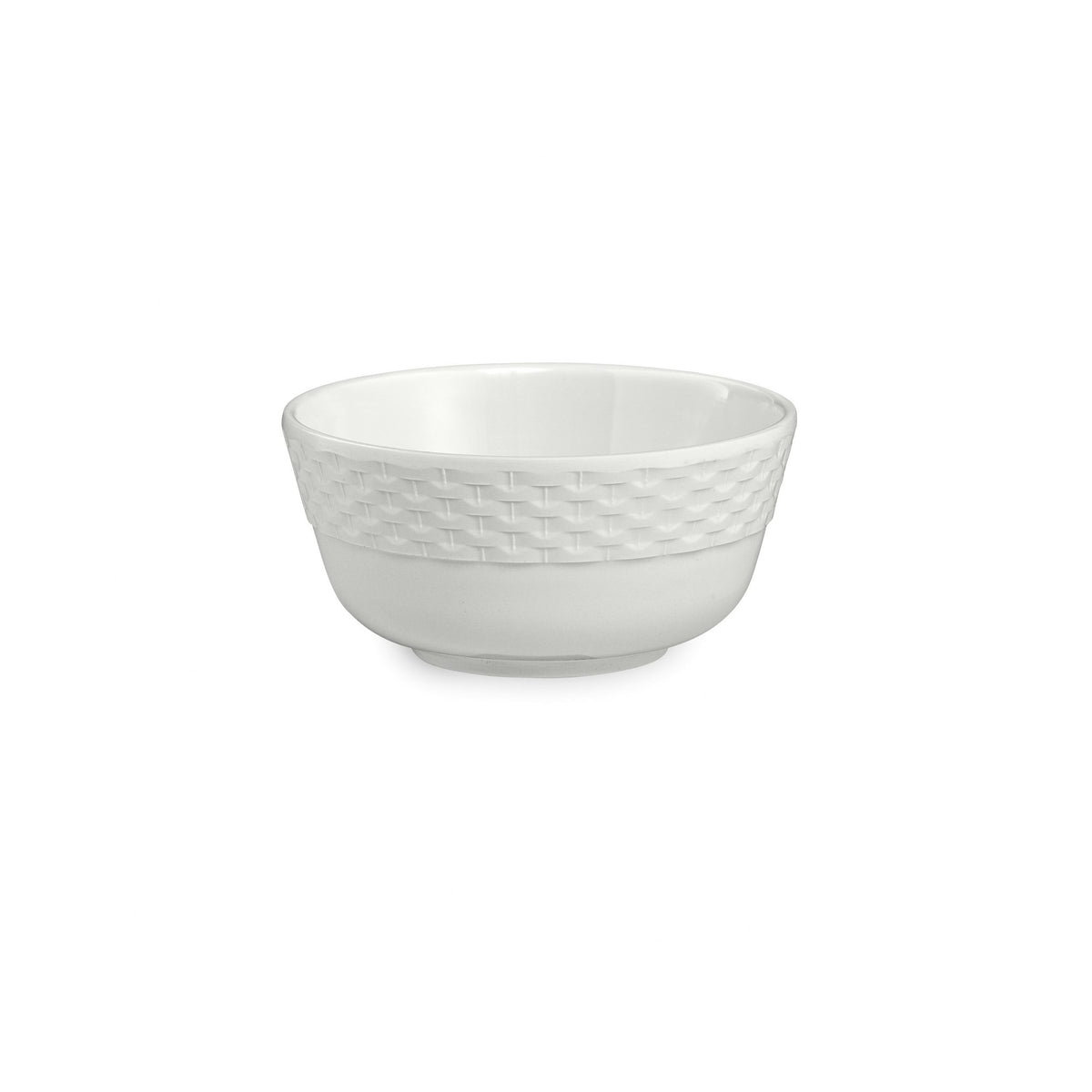 Bon Chef Weave Melamine Bowl, White - photo 2