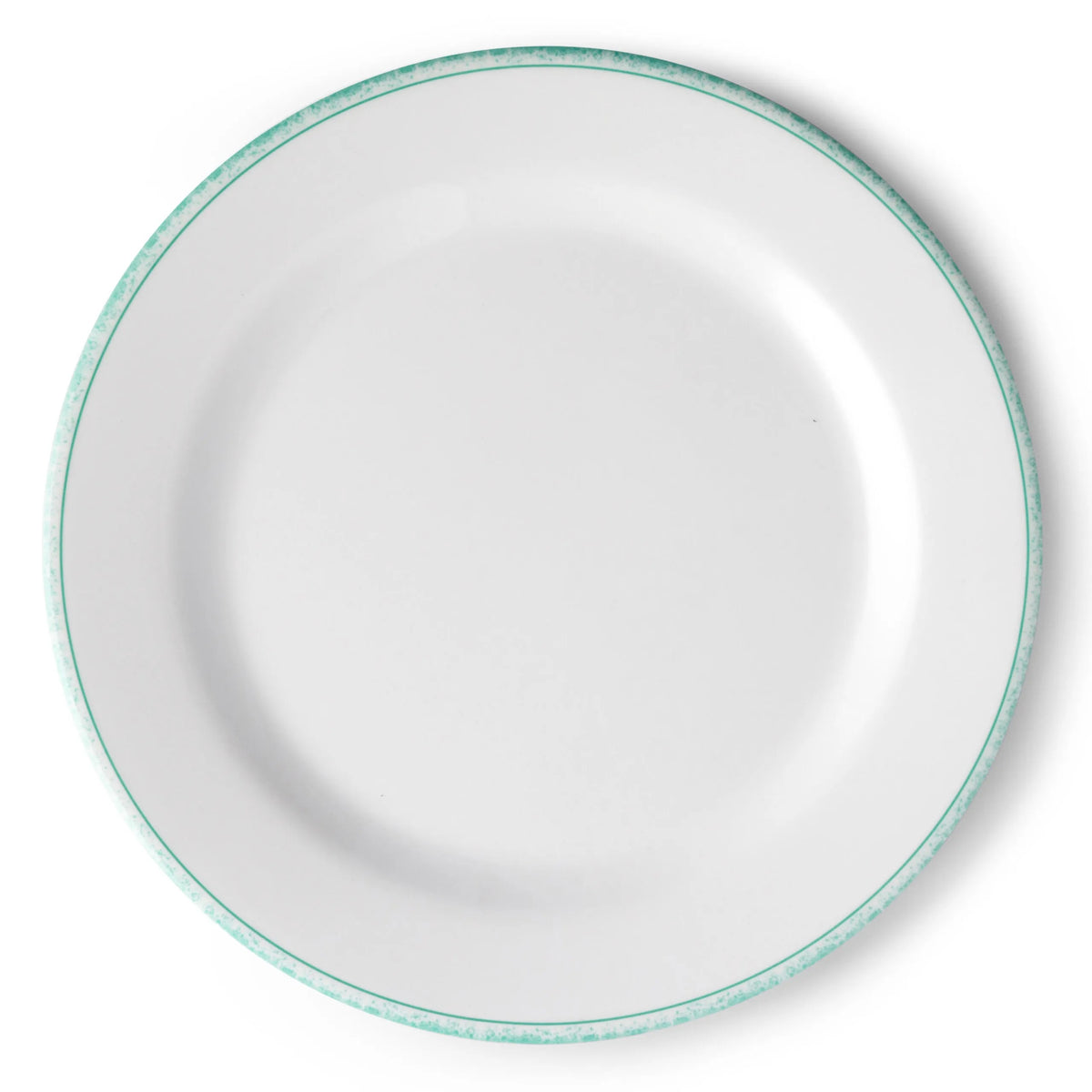 Bon Chef 53984 Tidal Melamine Plate, 10" Diameter, 24/Case - Aqua