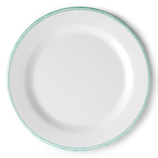 Bon Chef 53984 Tidal Melamine Plate, 10" Diameter, 24/Case - Aqua
