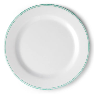 Bon Chef 53984 Tidal Melamine Plate, 10" Diameter, 24/Case - Aqua