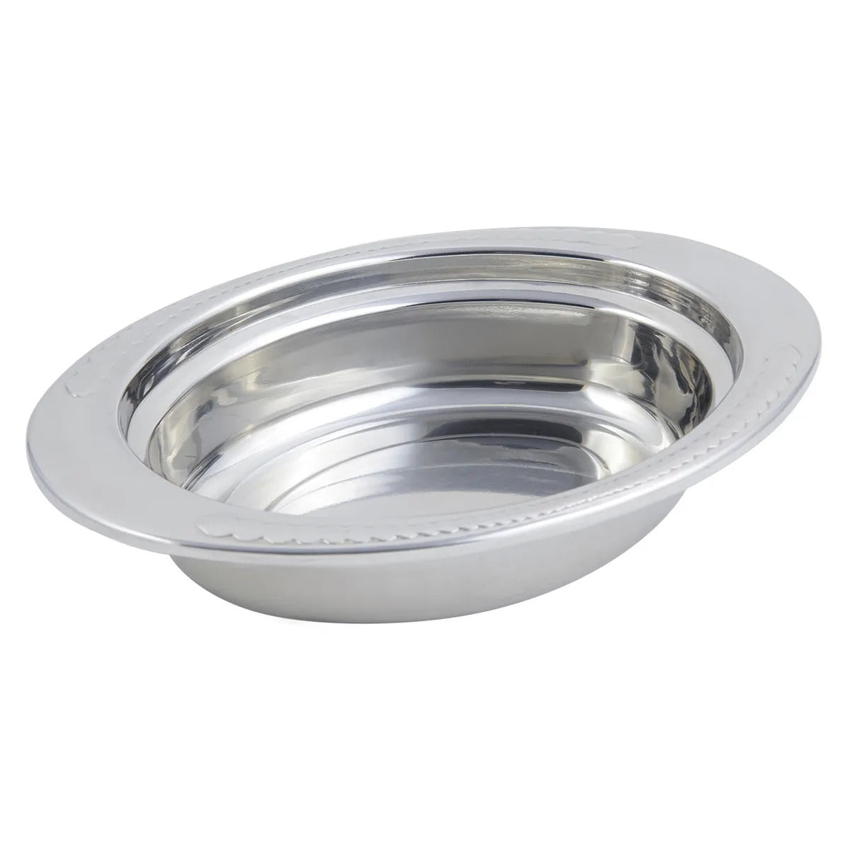 Bon Chef Stainless Steel Food Pan, 2 qt., Silver - Oval