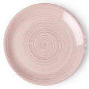 Bon Chef 54100 Brushstrokes Blue Melamine Plate, 6" Diameter, 48/Case - Pink