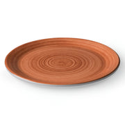 Bon Chef 54104 Brushstrokes Blue Melamine Plate, 10" Diameter, 24/Case - Orange