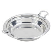 Bon Chef Stainless Steel Food Pan, 2.5 qt., Silver - 3" Round Brass Handles