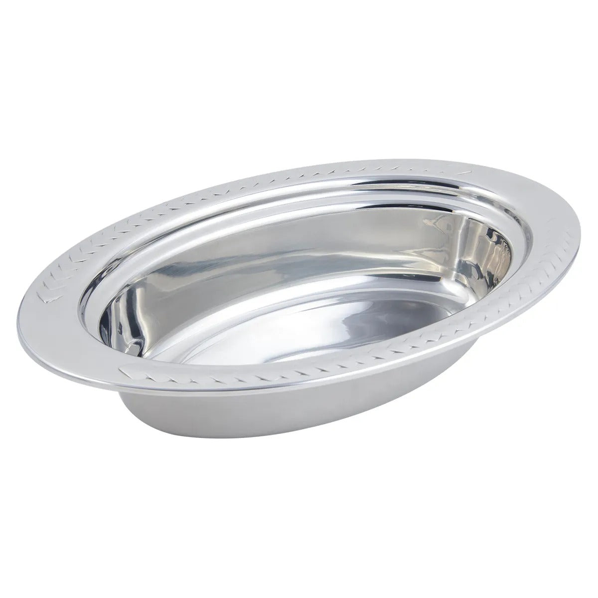 Bon Chef Stainless Steel Food Pan, 6 qt., Silver - 5499