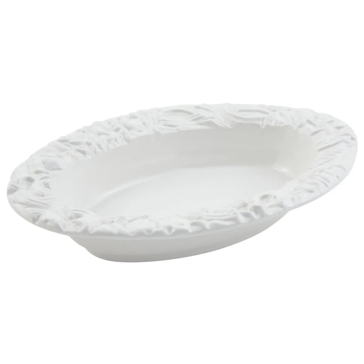 Bon Chef Aluminum Pasta Bowl, 11 1/2" x 16", White - 5 qt.