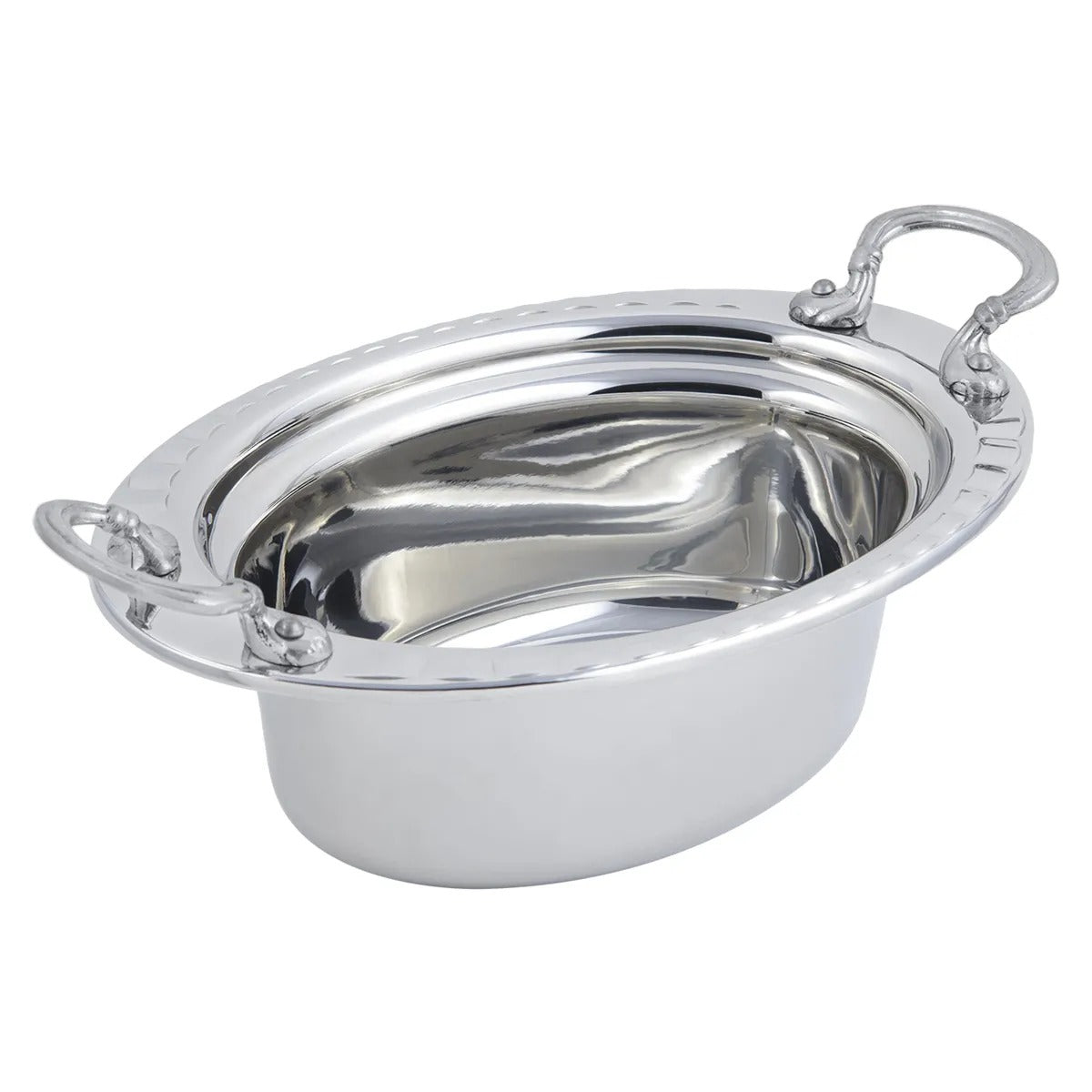 Bon Chef Stainless Steel Food Pan, Full Size, Silver - 3.75 qt.