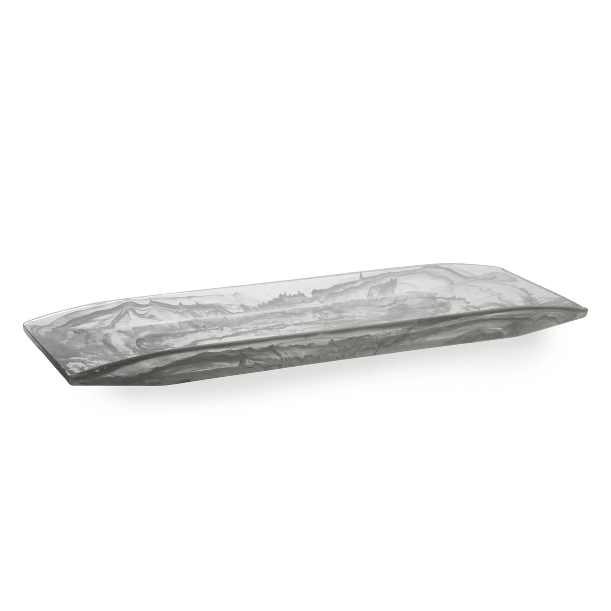 Bon Chef 59000 Resin Platter, 7 3/4" x 23 1/4" - White
