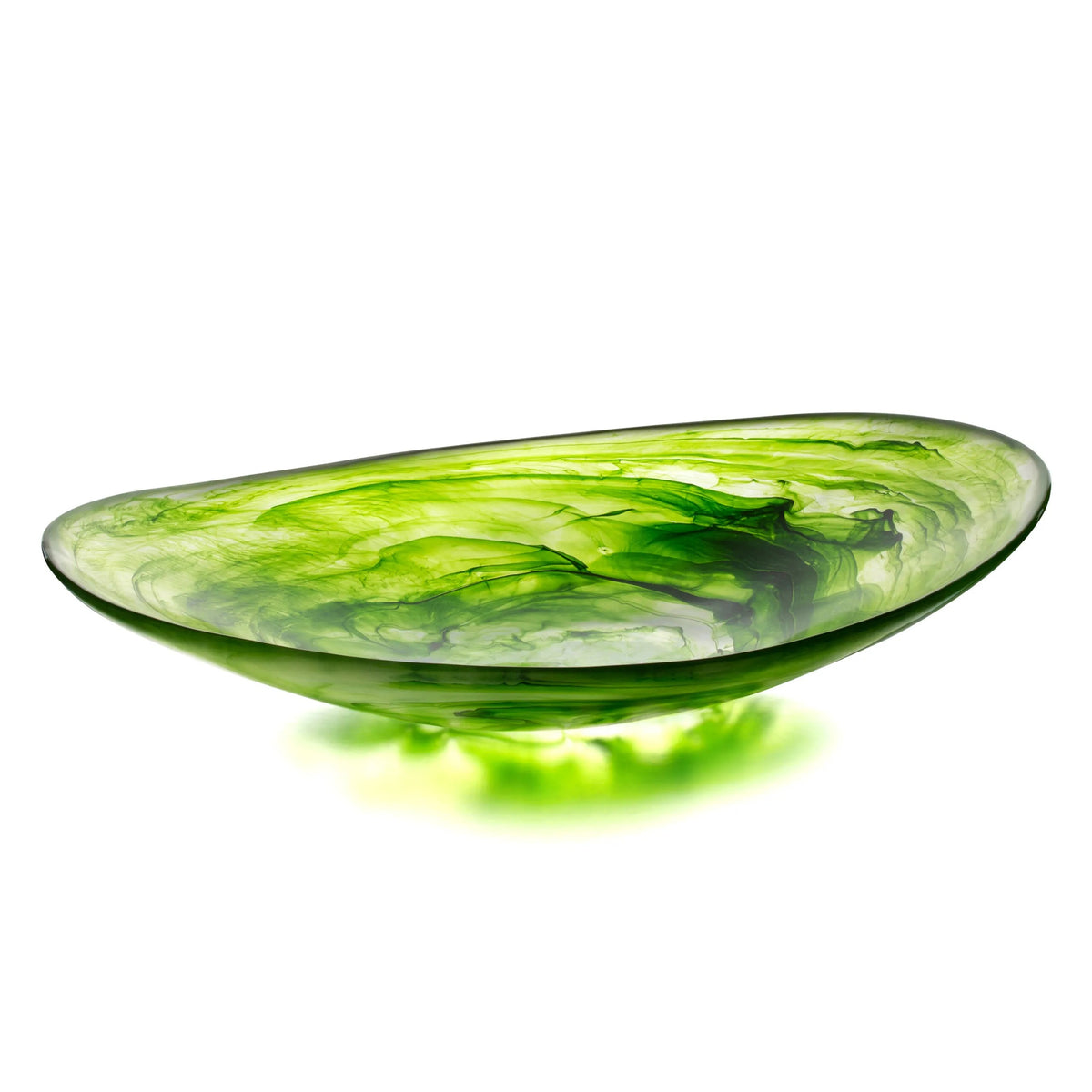 Bon Chef 59020 Resin Bowl, 11" x 17 1/4" - Green