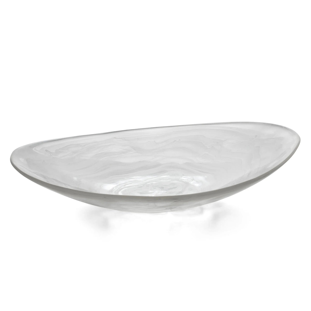 Bon Chef 59020 Resin Bowl, 11" x 17 1/4" - White