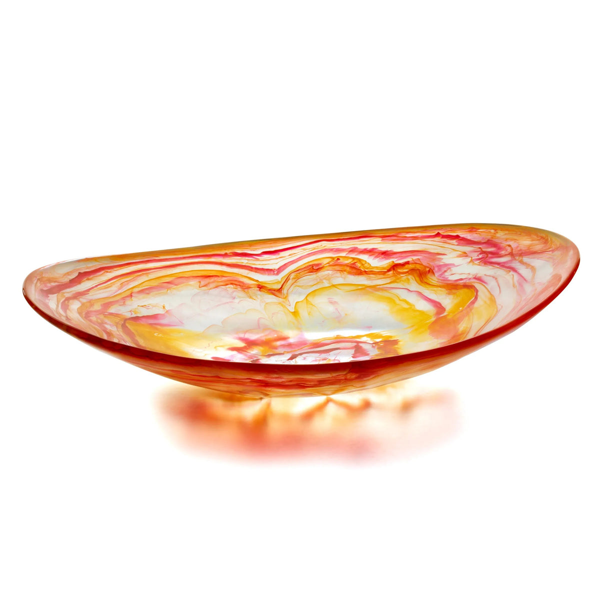 Bon Chef 59020 Resin Bowl, 11" x 17 1/4" - Red
