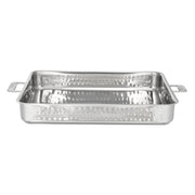 Bon Chef Cucina Stainless Steel Roasting Pan, 2 1/4" High, Silver - 5 qt.