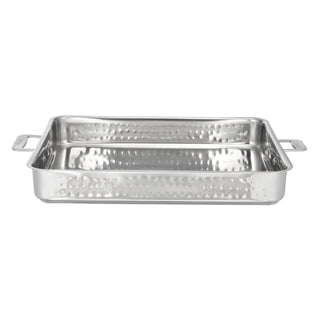 Bon Chef Cucina Stainless Steel Roasting Pan, 2 1/4" High, Silver - 3 qt.