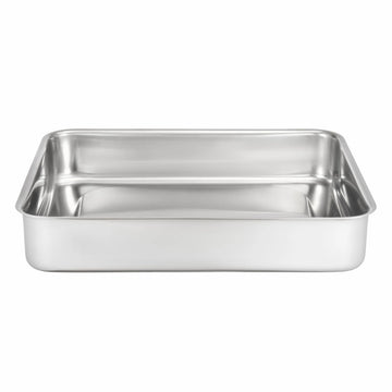 Bon Chef Cucina Stainless Steel Roasting Pan, 2 1/8" High, Silver - 3 qt.