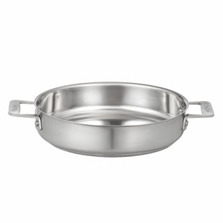 Bon Chef Stainless Steel Oval Gratin, Silver - 1.1875 qt.