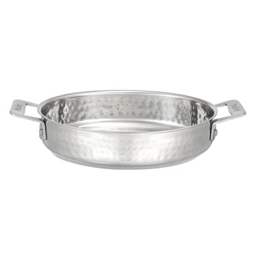 Bon Chef Cucina Stainless Steel Oval Gratin, Silver - 1.1875 qt.