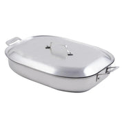 Bon Chef Cucina Stainless Steel Roasting Pan, 5 qt., Silver - 14 7/8"