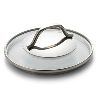 Bon Chef Glass Cover Pots, Silver - 1.7 qt.