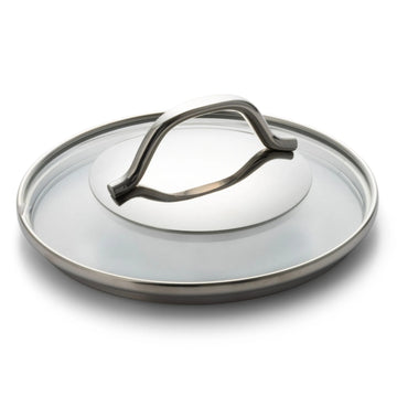 Bon Chef Glass Cover Pots, Silver - 1.7 qt.